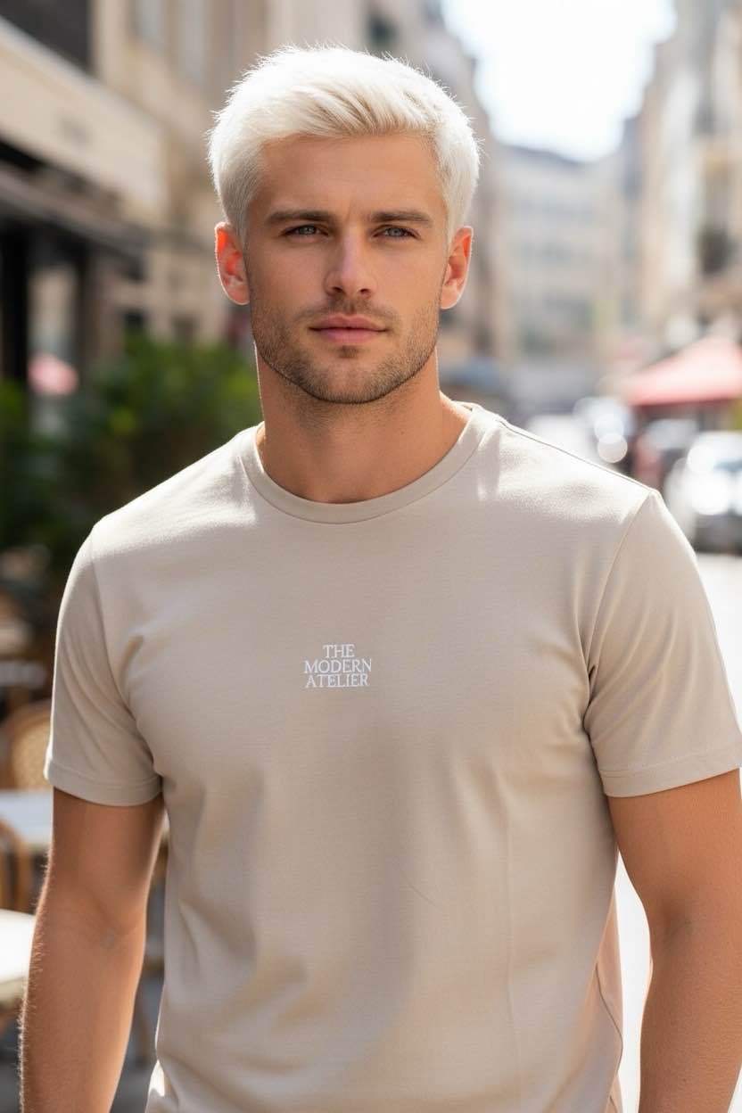 TSHIRT ATELIER FE BEIGE