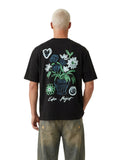 TSHIRT SMILEY NOIR