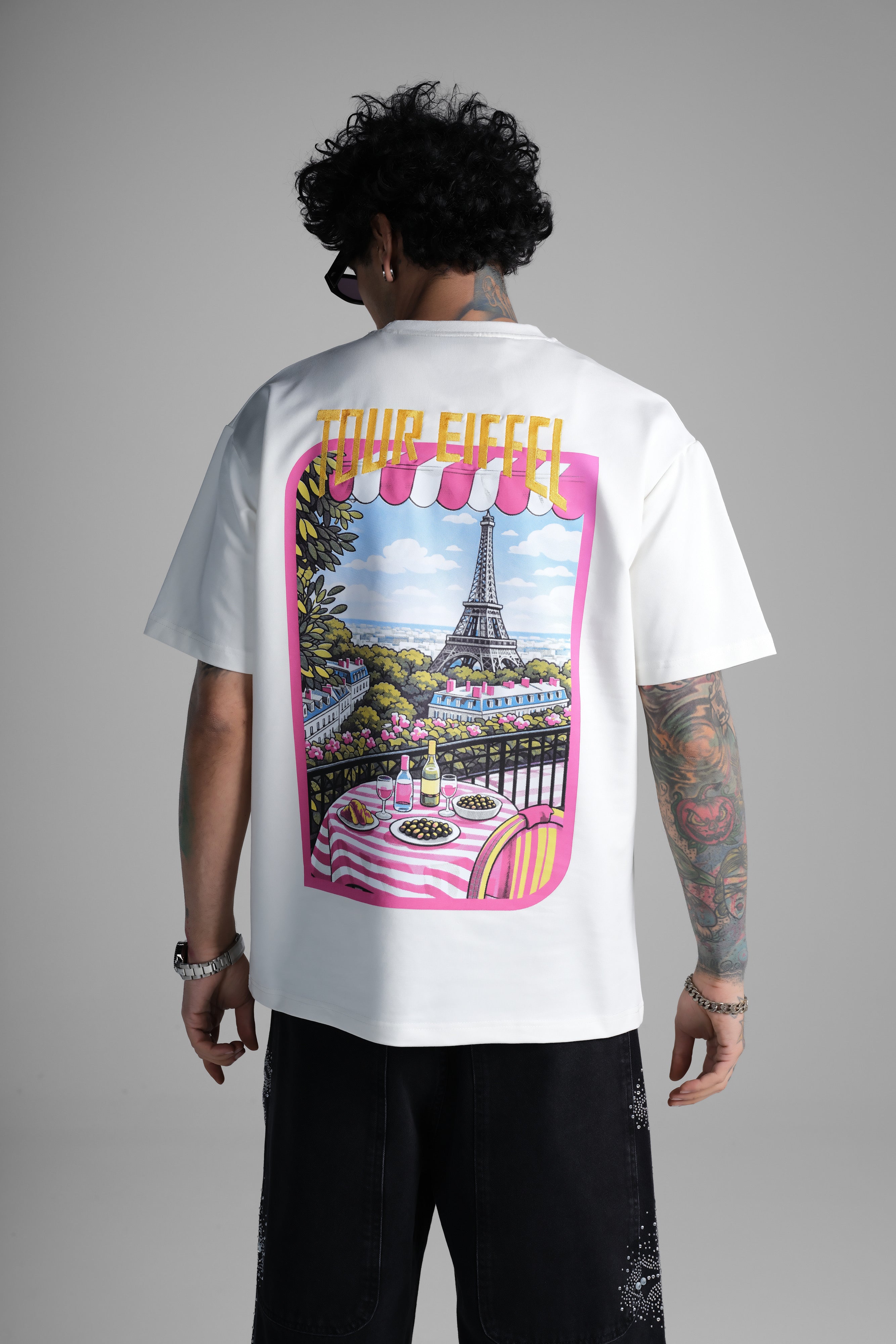 TSHIRT TOUR EIFFEL BLANC