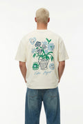 TSHIRT SMILEY BLANC