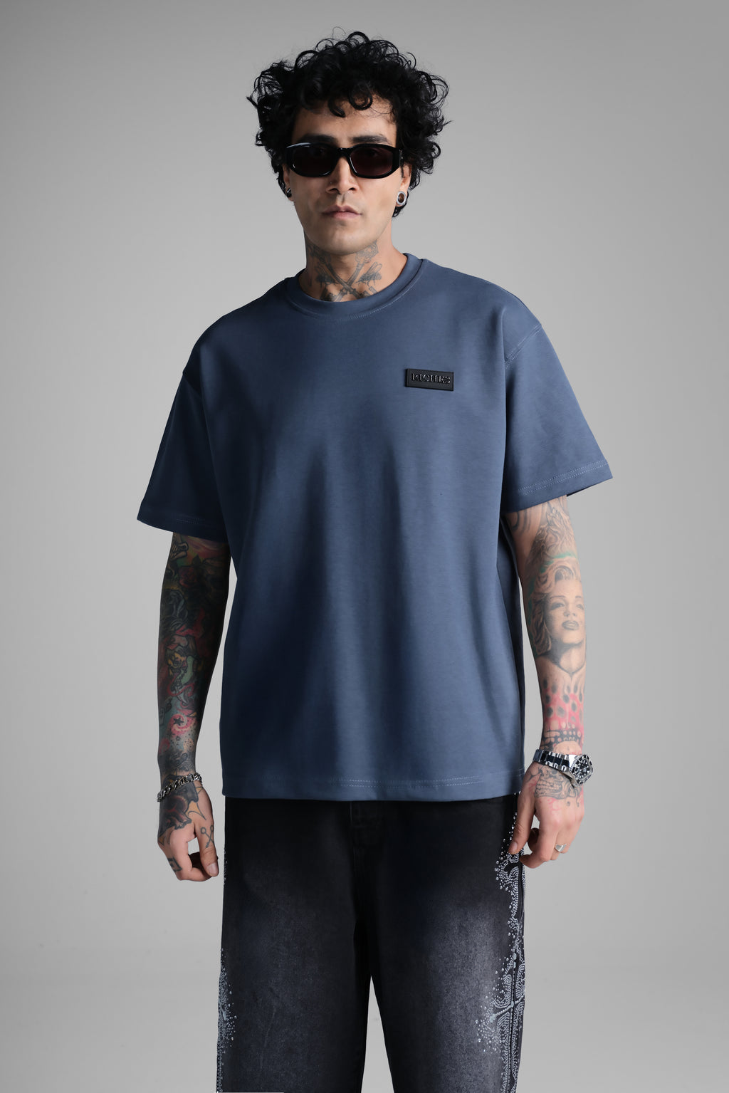 TSHIRT ROCKY BLEU