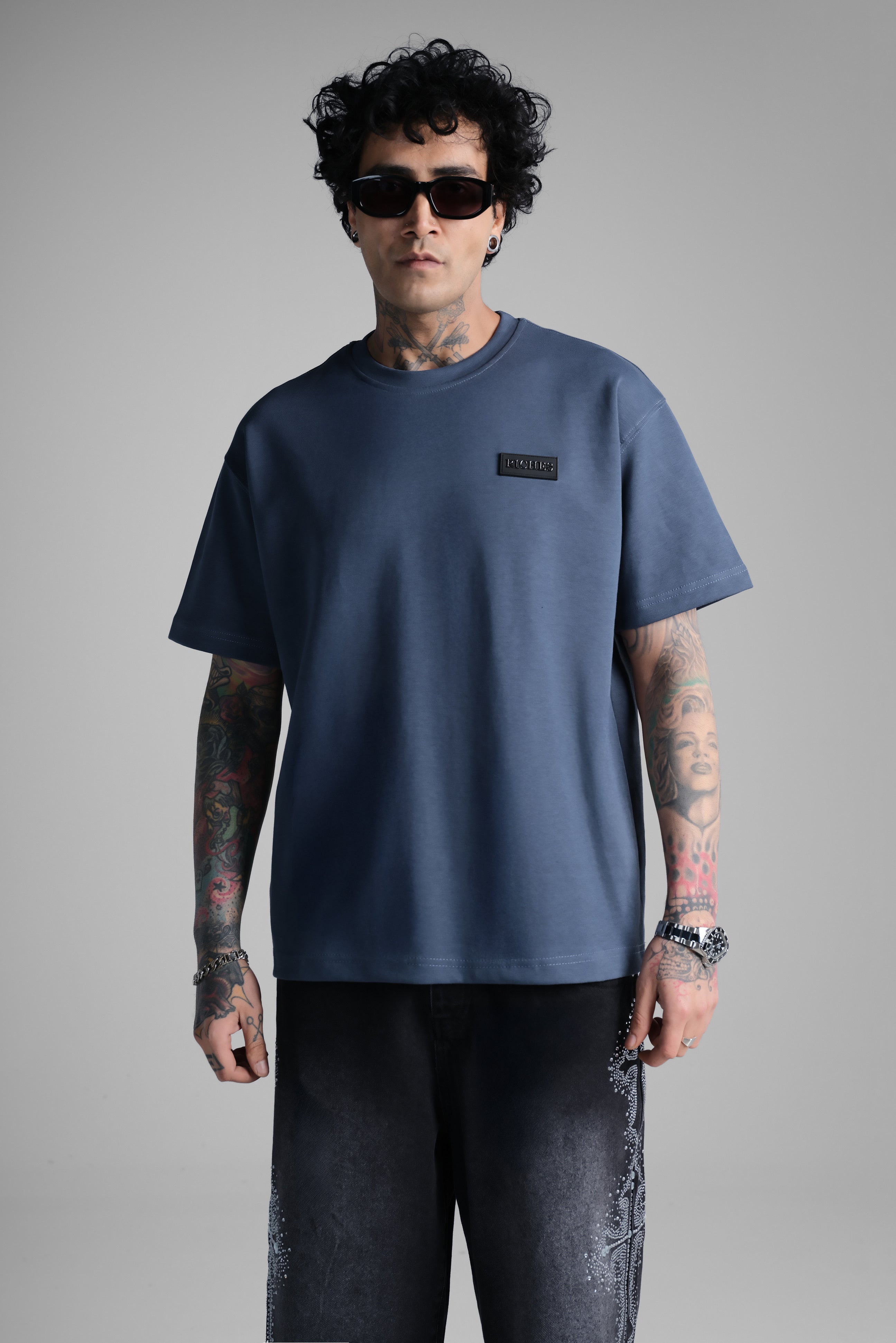 TSHIRT ROCKY BLEU