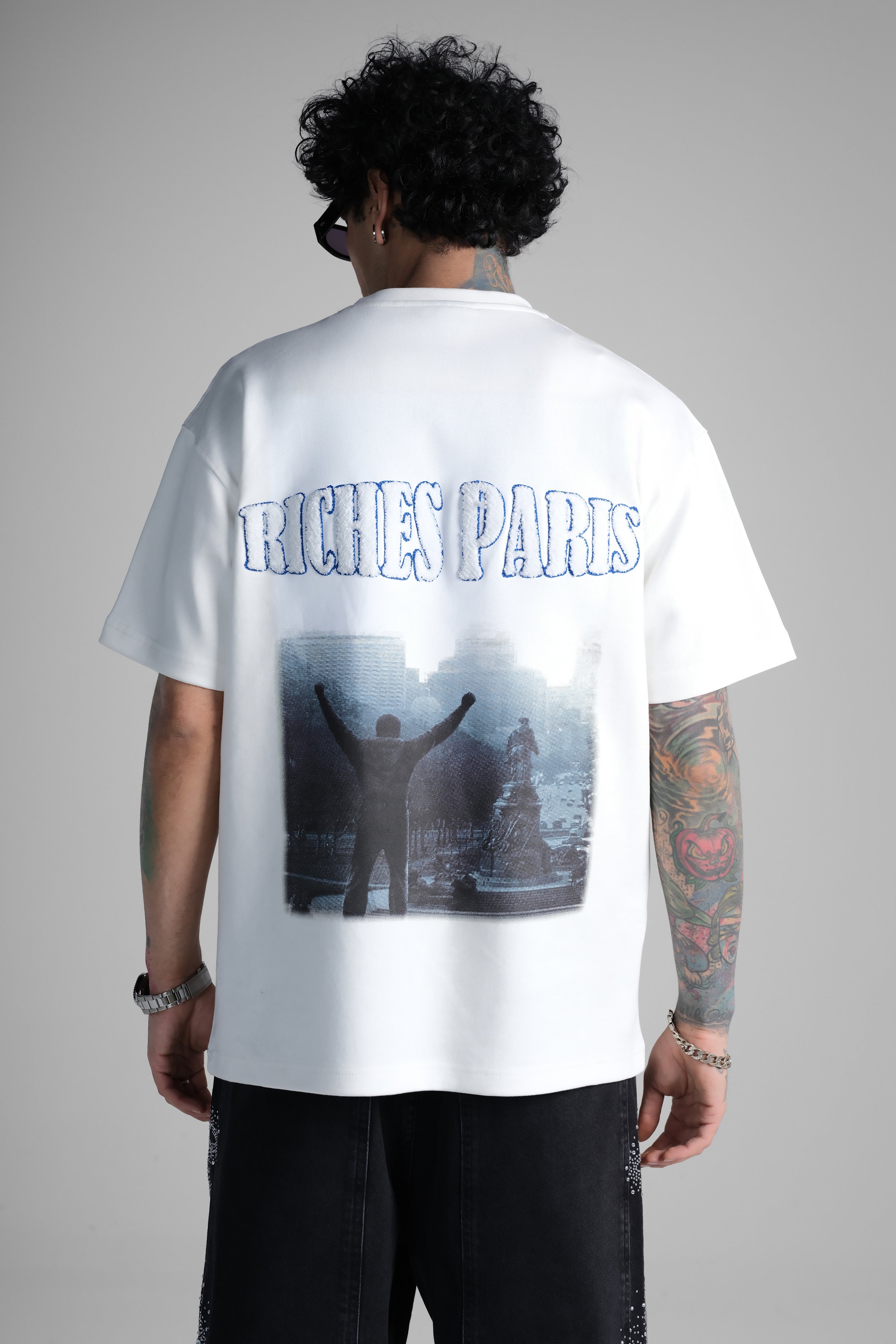 TSHIRT ROCKY BLANC