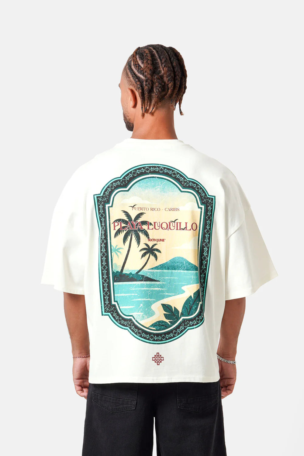 T-SHIRT PLAYA LUQUILLO BLANC