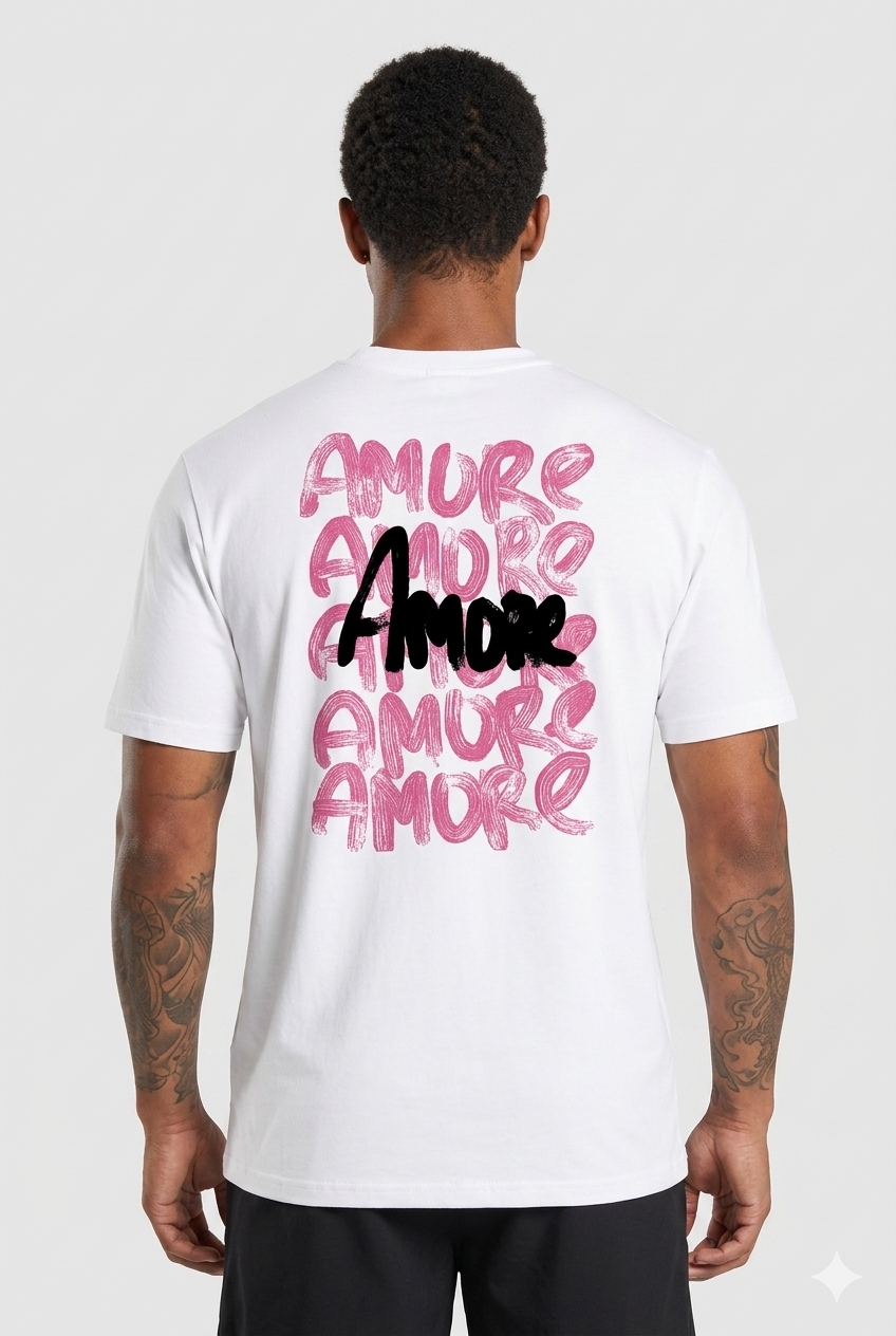 T-SHIRT AMORE BLANC