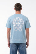 T-SHIRT BROKEN HEART BLEU