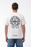 T-SHIRT BROKEN HEART BLANC