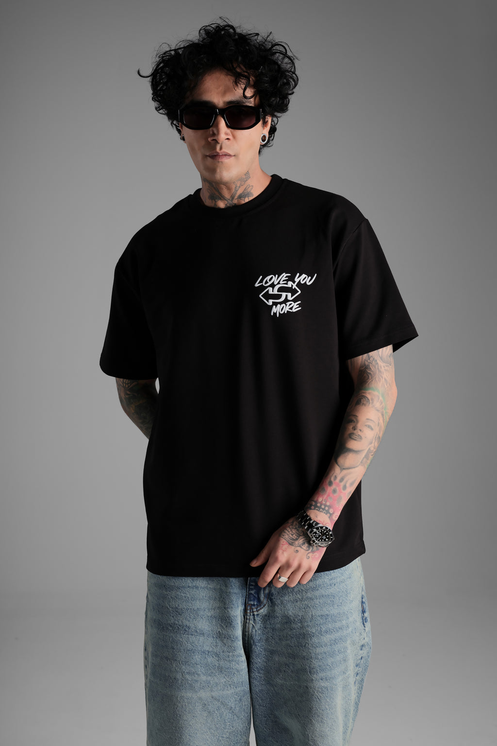 TSHIRT LOVE YOU MORE NOIR