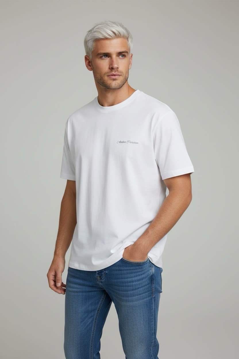 TSHIRT BONJOUR BLANC