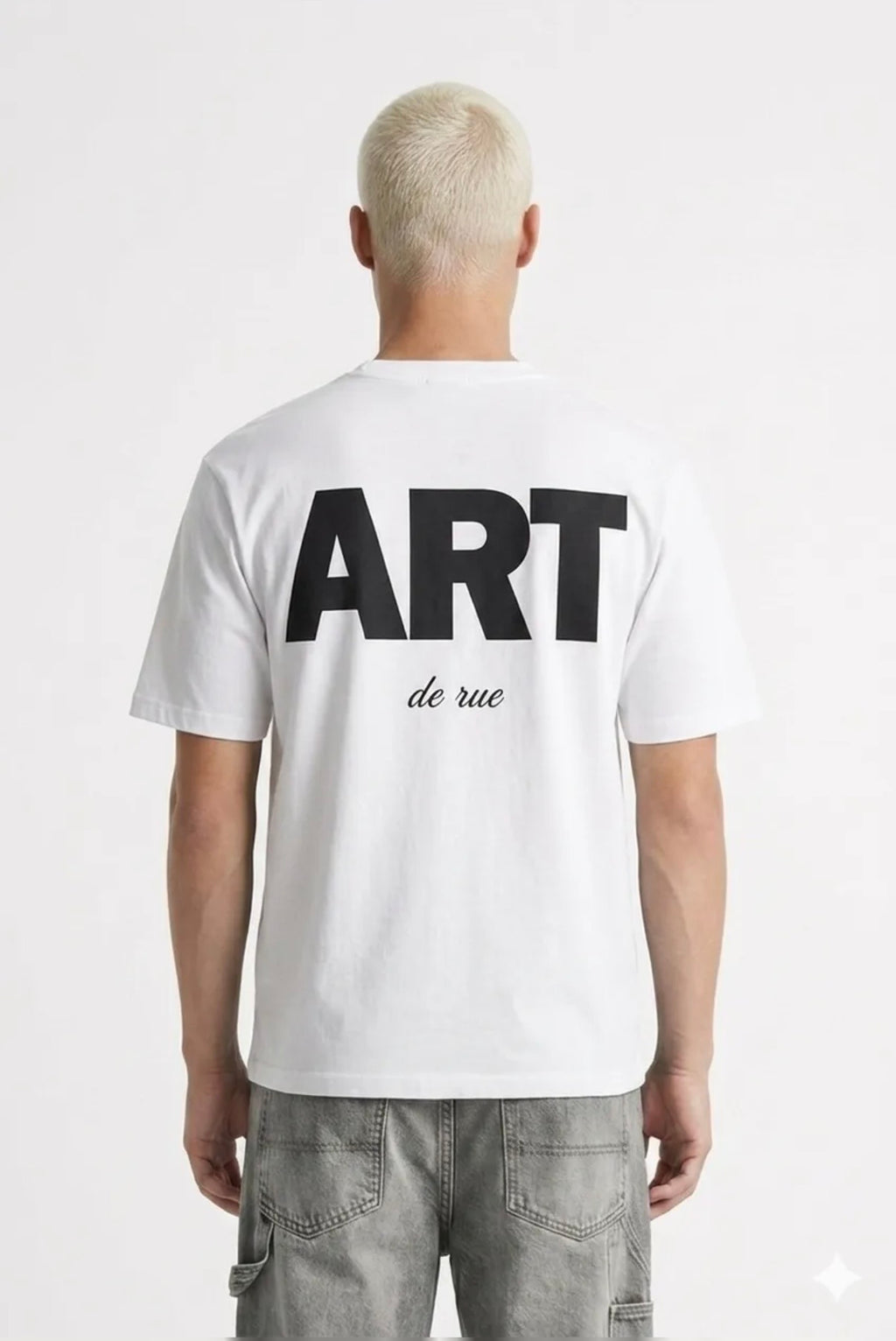 T-SHIRT ART BLANC