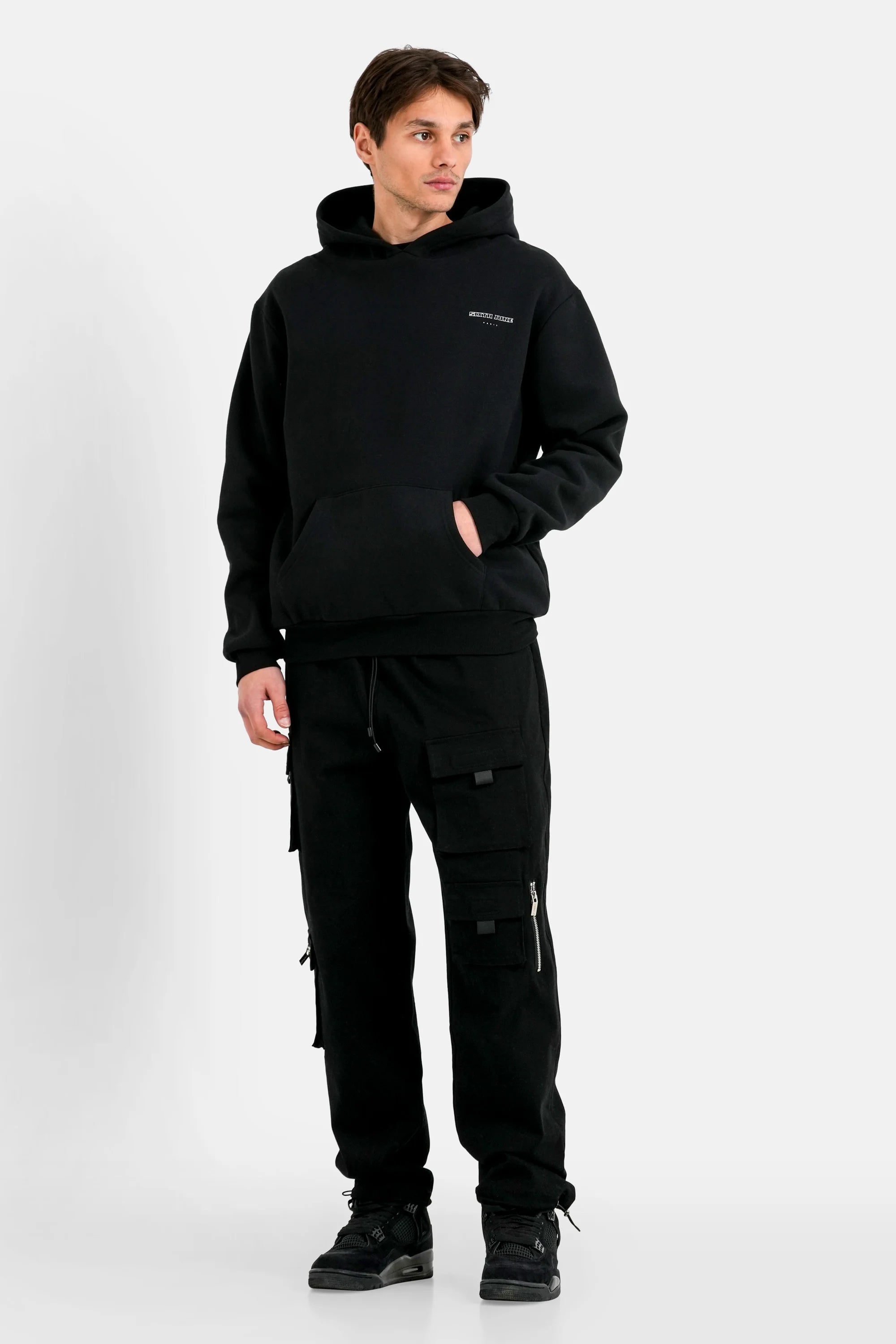 PANTALON CARGO SIXTH JUNE NOIR