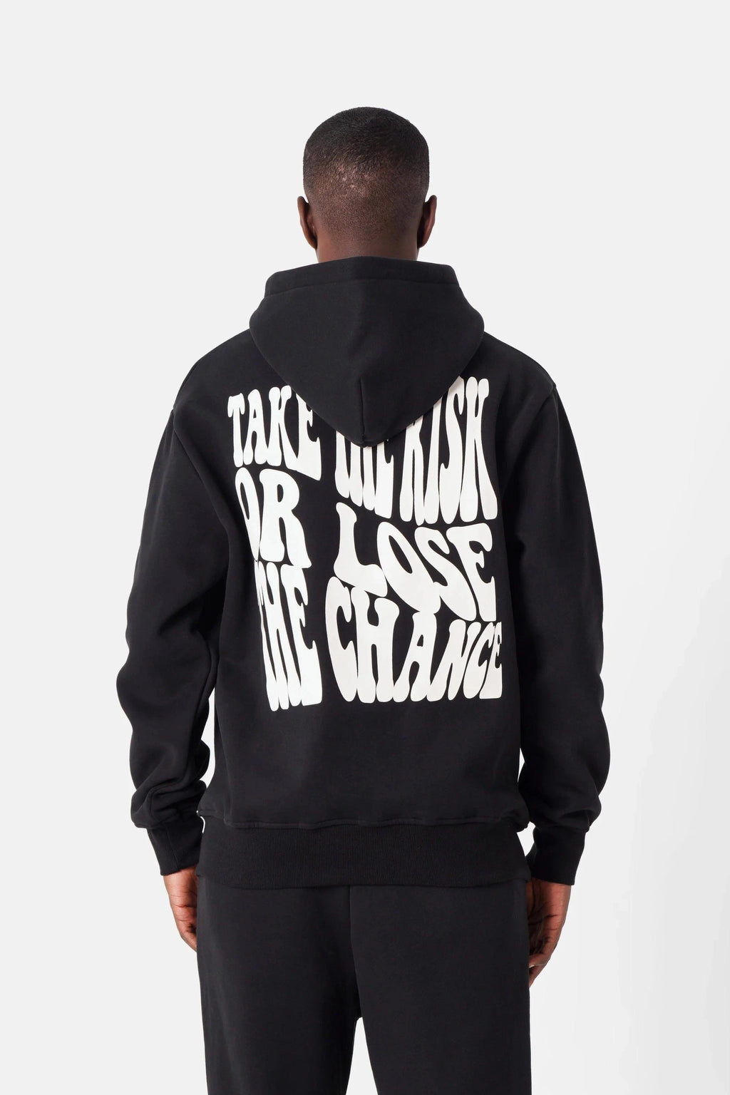 HOODIE TAKE THE RISK BLACK
