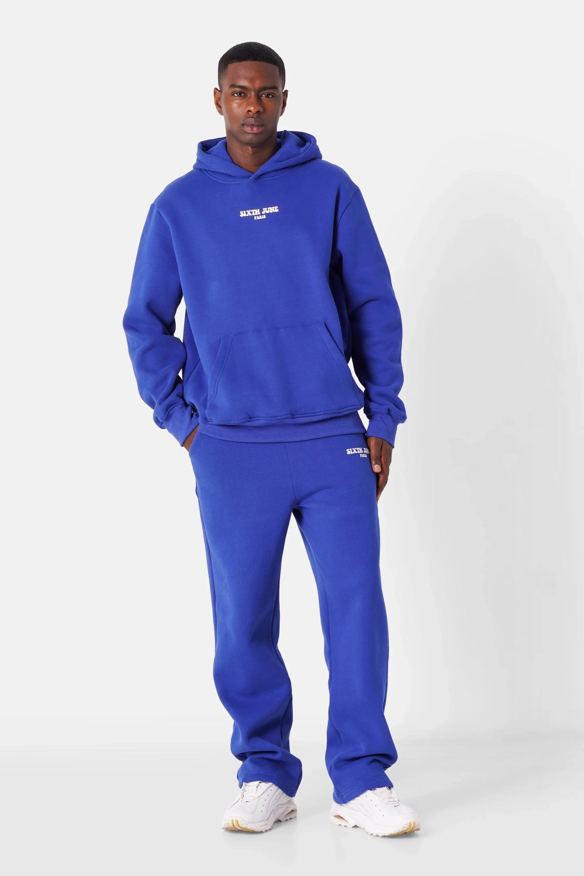HOODIE TAKE THE RISK BLEU ROYAL