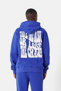 HOODIE TAKE THE RISK BLEU ROYAL