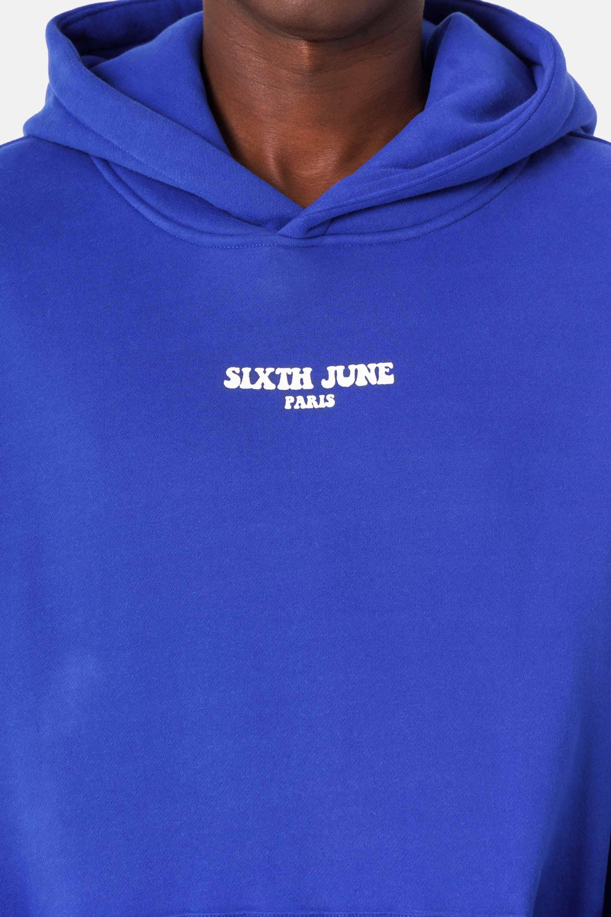 HOODIE TAKE THE RISK BLEU ROYAL
