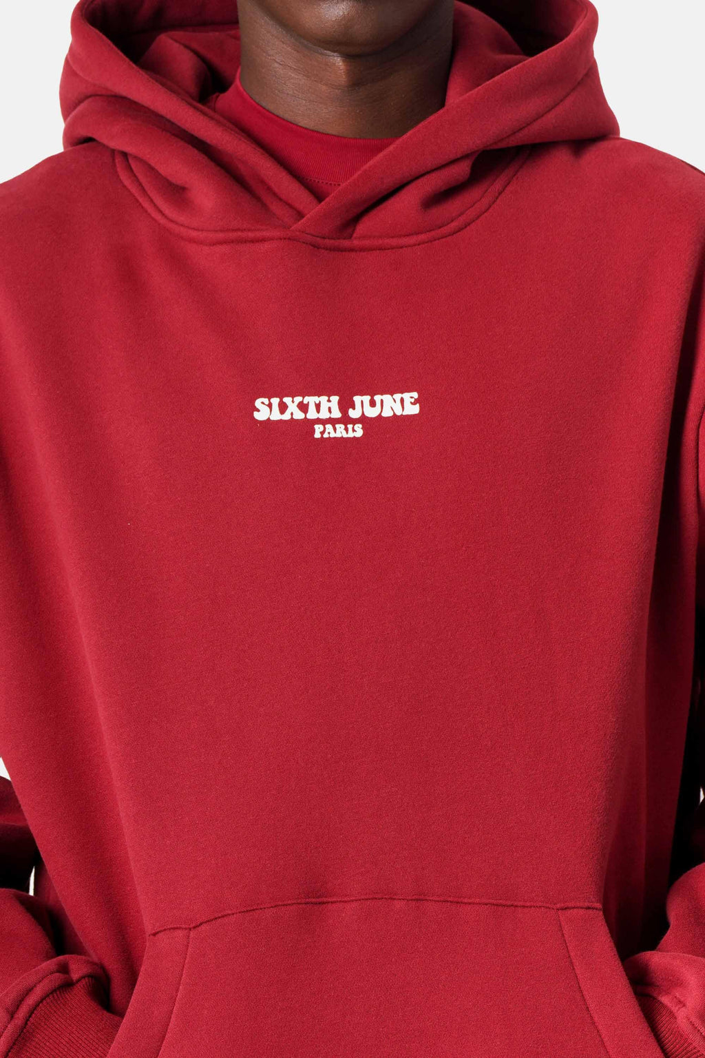 HOODIE TAKE THE RISK BURGUNDY
