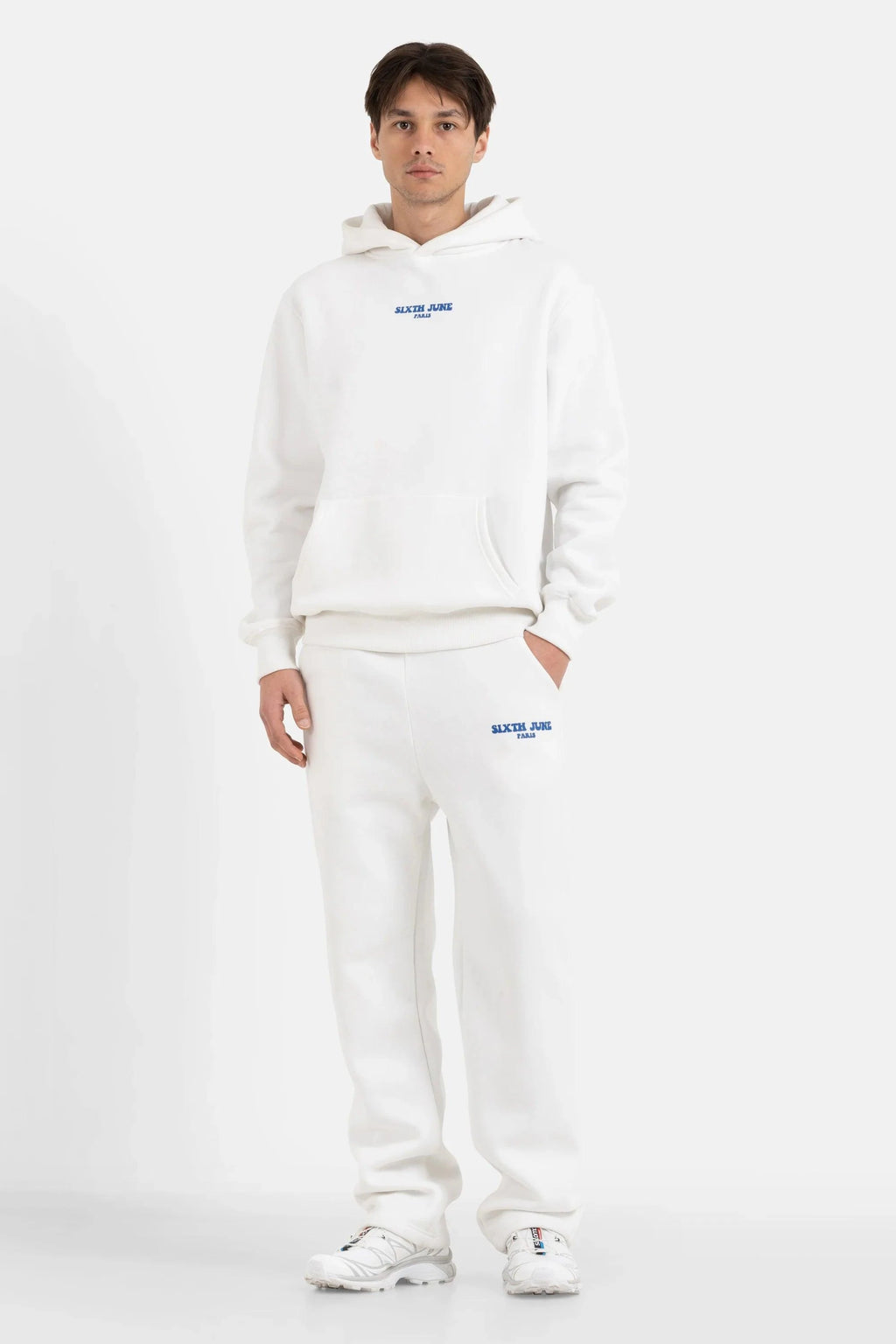 HOODIE TAKE THE RISK BLANC
