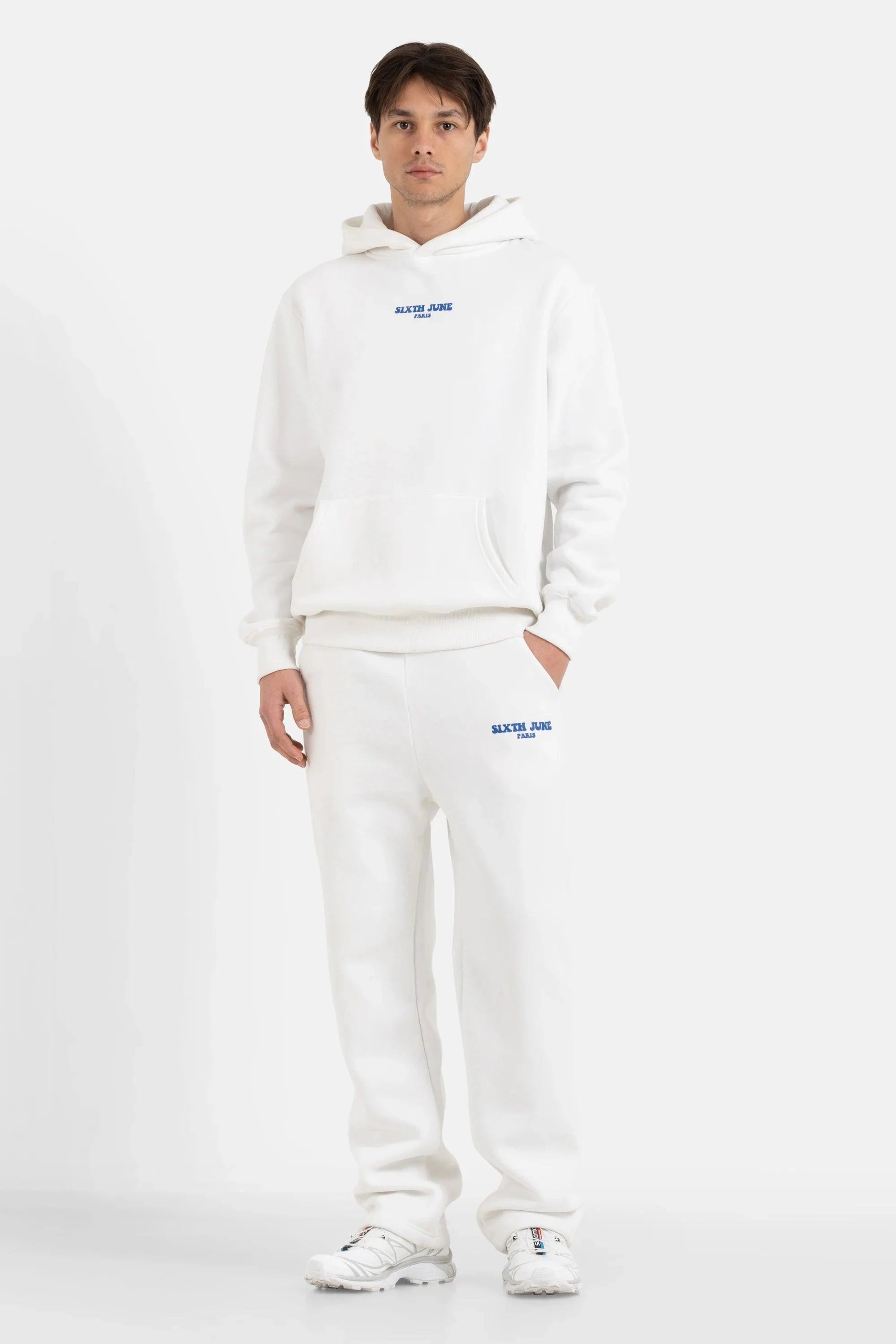 HOODIE TAKE THE RISK BLANC