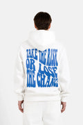 HOODIE TAKE THE RISK BLANC