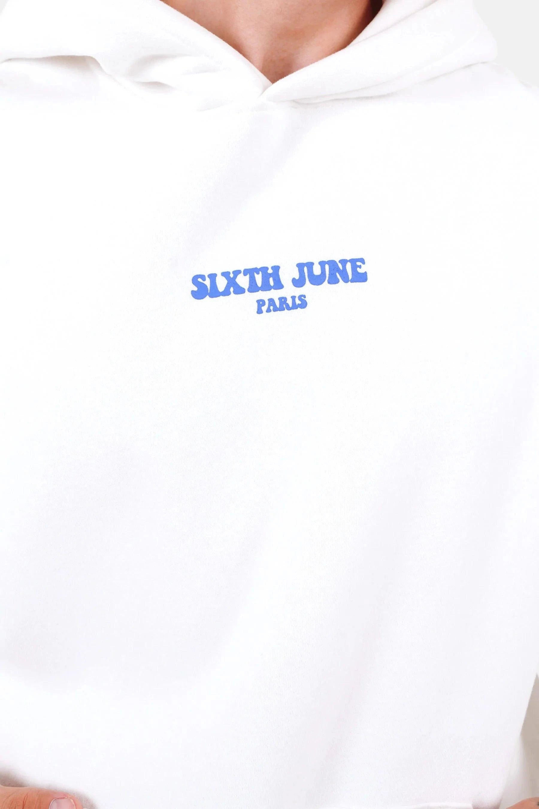 HOODIE TAKE THE RISK BLANC