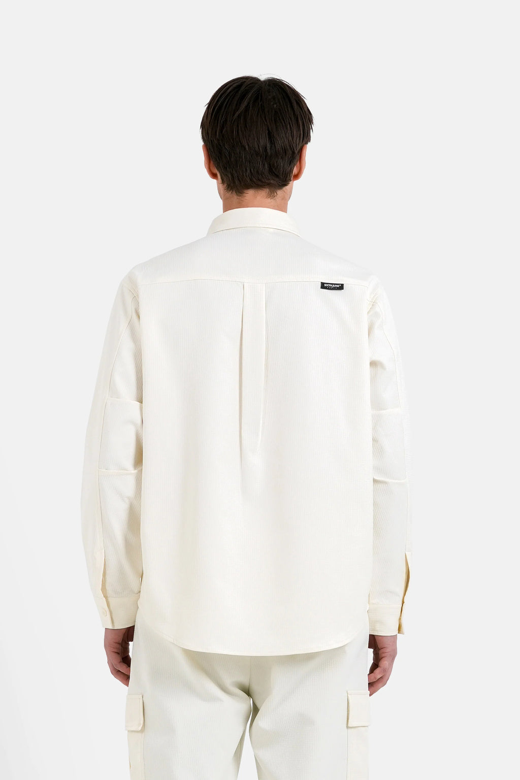 CHEMISE TEXTURED CREME