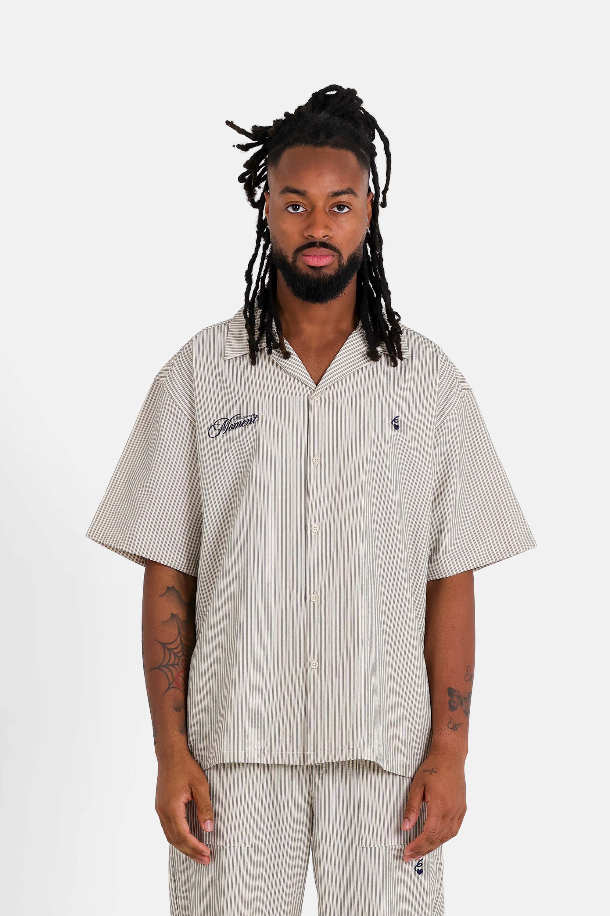 CHEMISE STRIPES BLEU