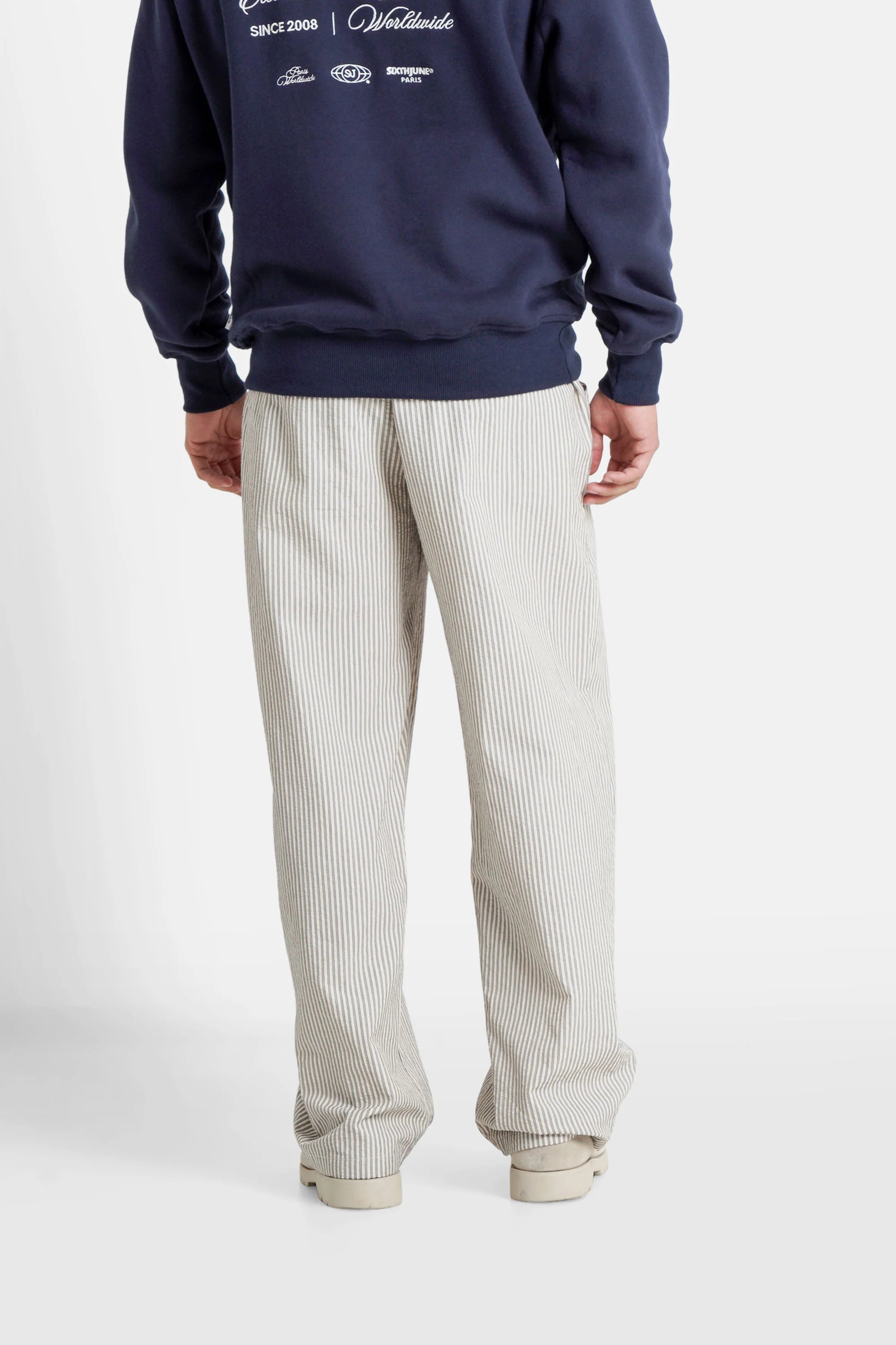PANTALON STRIPES BLEU