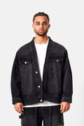 VESTE JEANS KIMONO BLACK