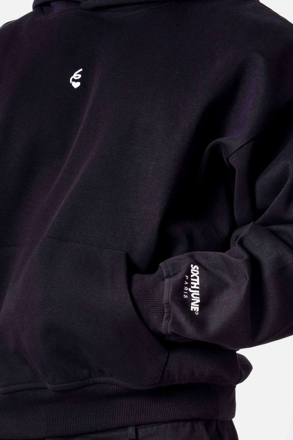 HOODIE HEAVY COTON BLACK