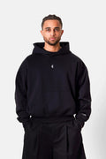 HOODIE HEAVY COTON BLACK