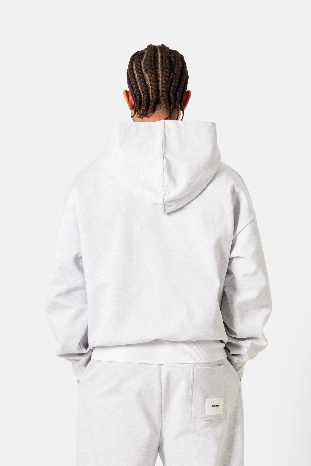 HOODIE HEAVY COTON GRIS