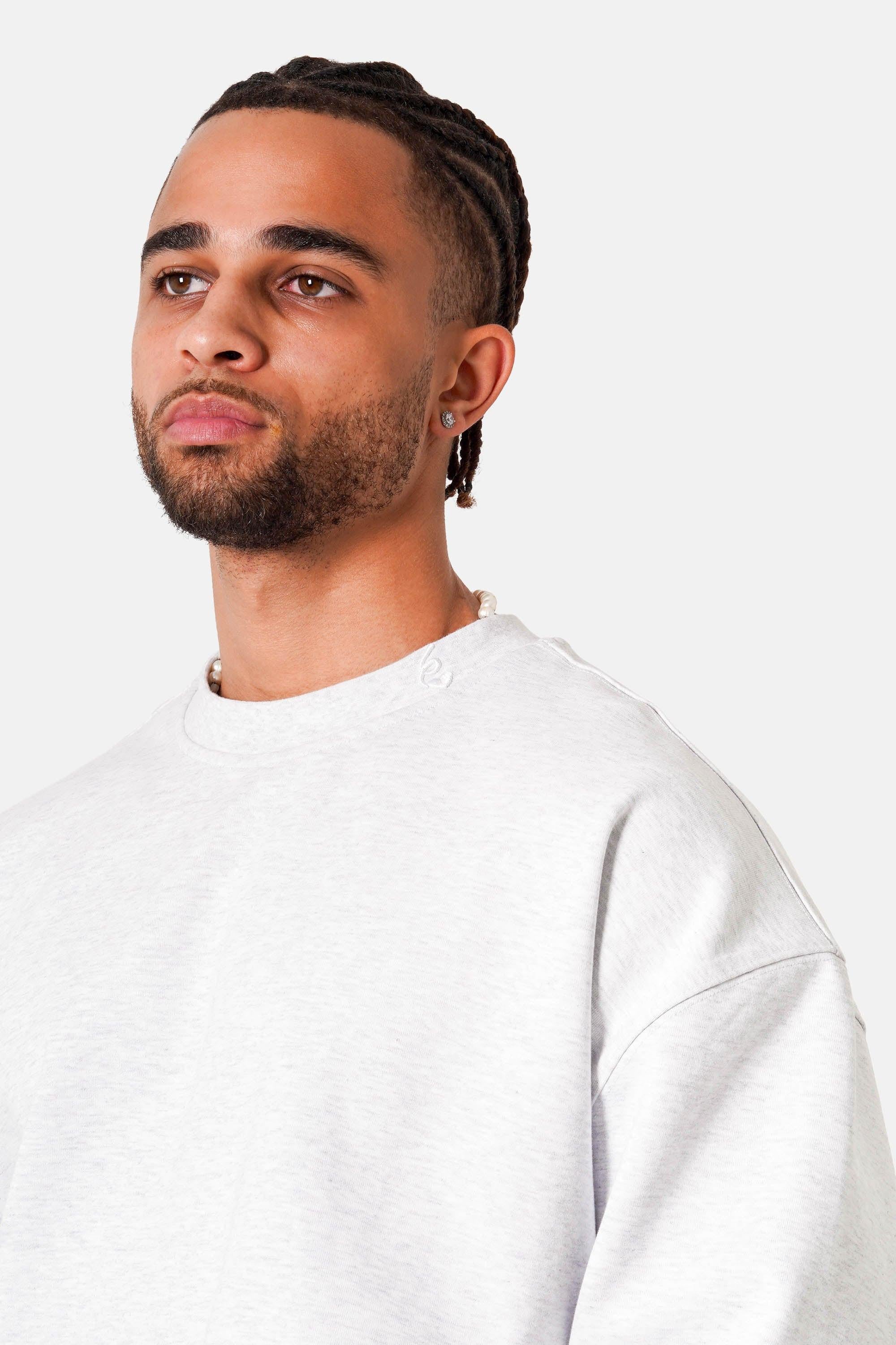 SWEAT HEAVY COTON GRIS