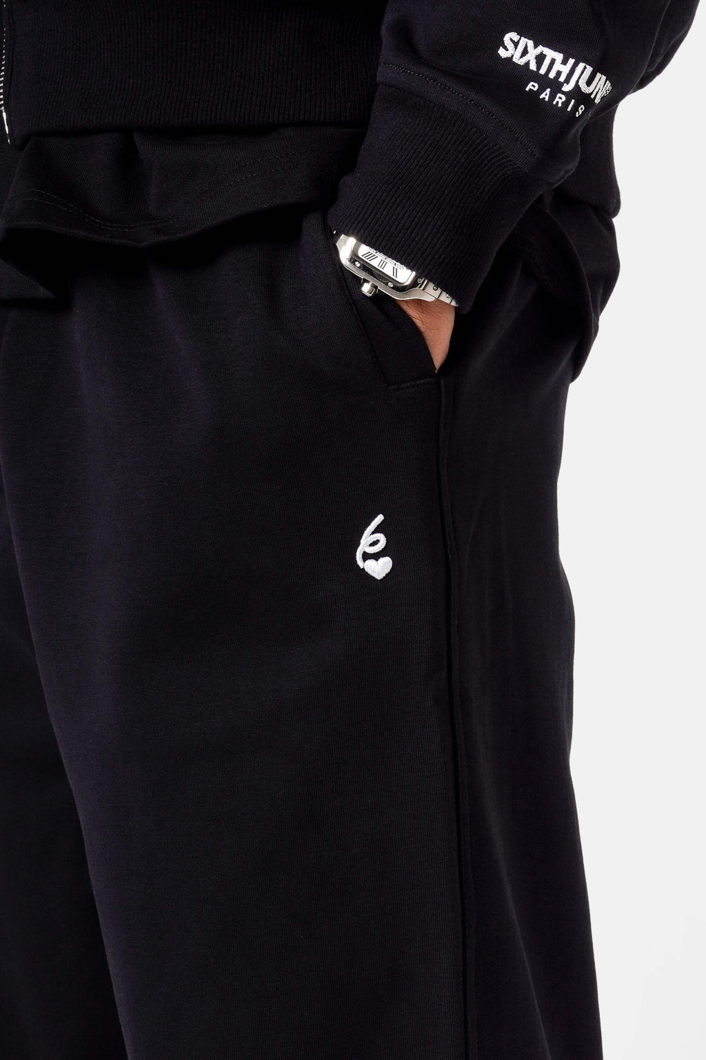 PANTALON HEAVY COTON BLACK