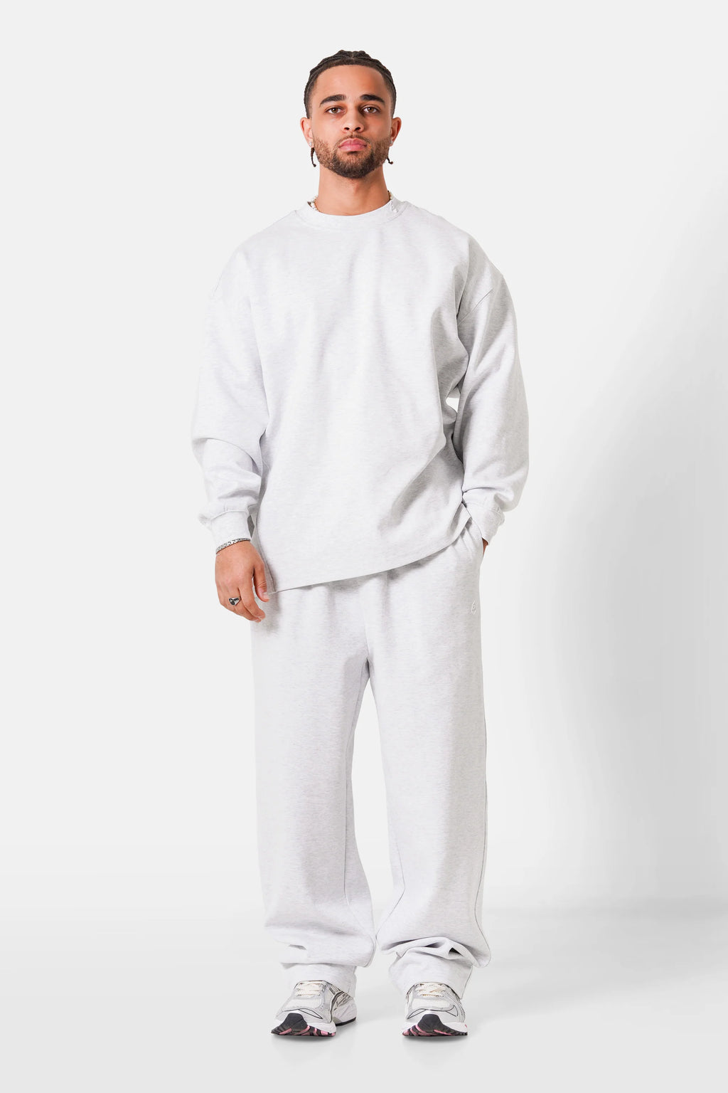 PANTALON HEAVY COTON GRIS