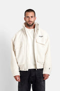 VESTE DOUBLE LS BLANC CASSÉ