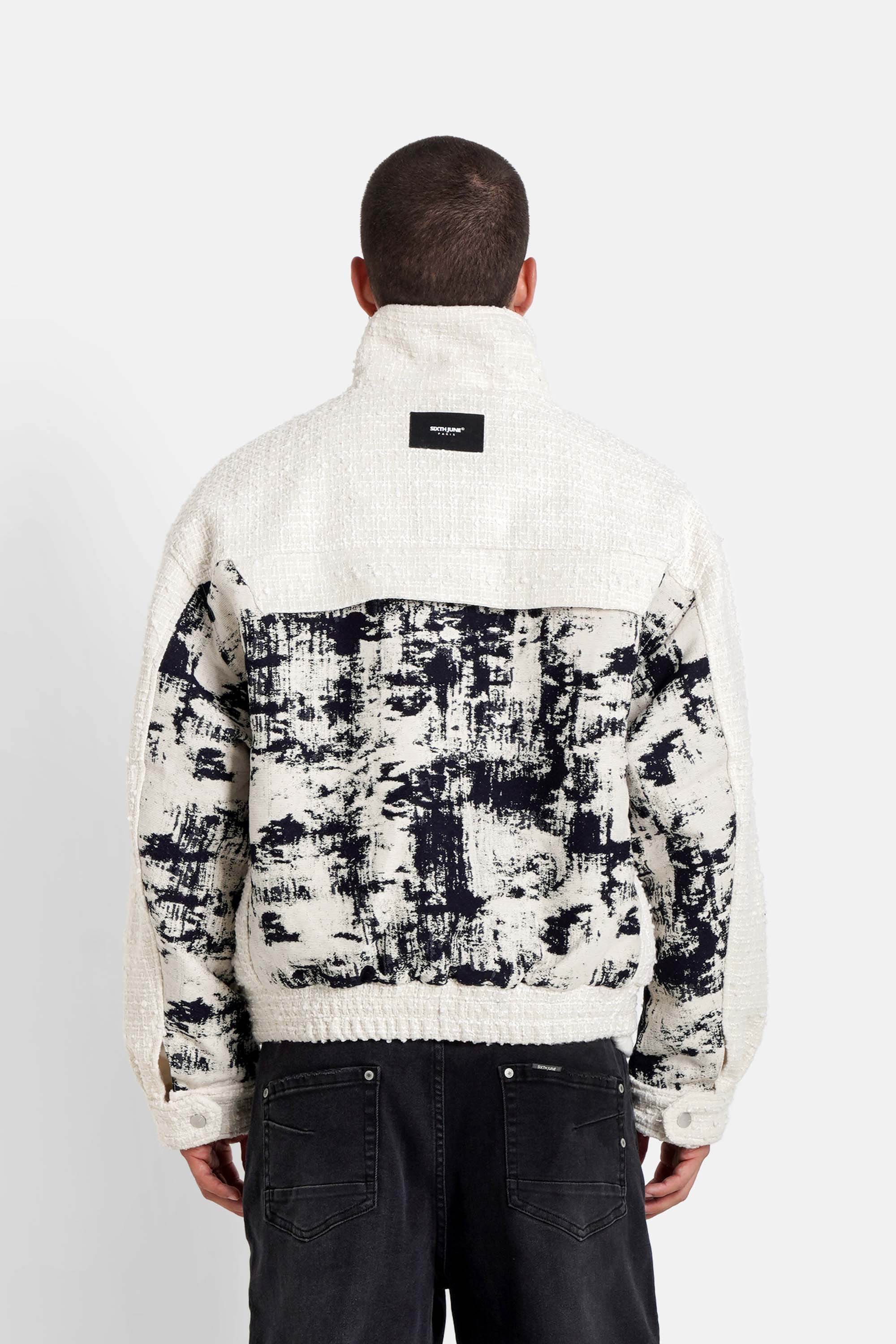 VESTE DOUBLE LS BLANC CASSÉ