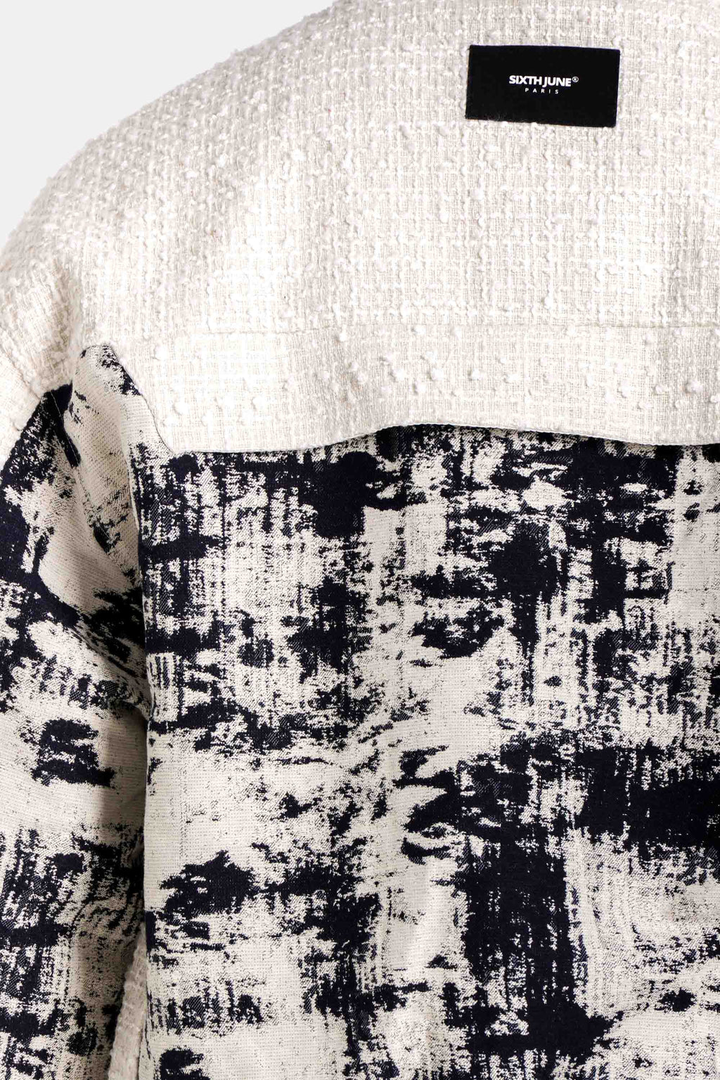 VESTE DOUBLE LS BLANC CASSÉ
