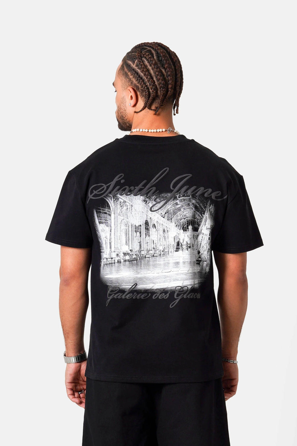 T SHIRT GALERIE DES GLACES BLACK