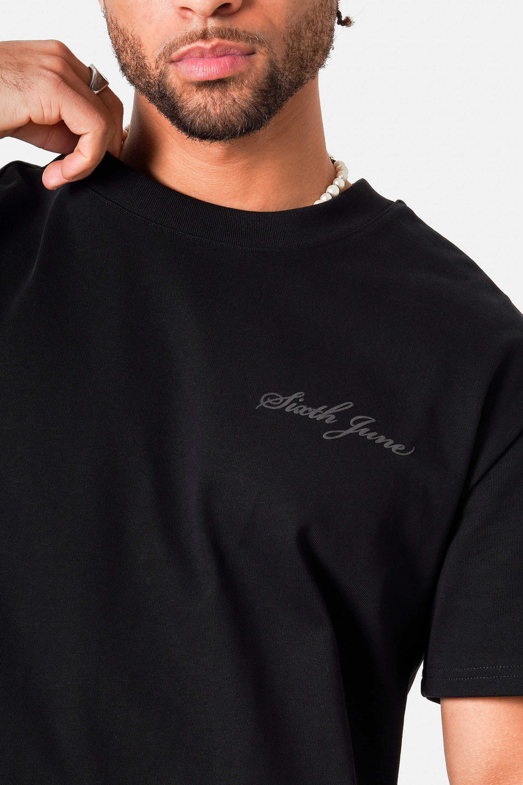 T SHIRT GALERIE DES GLACES BLACK