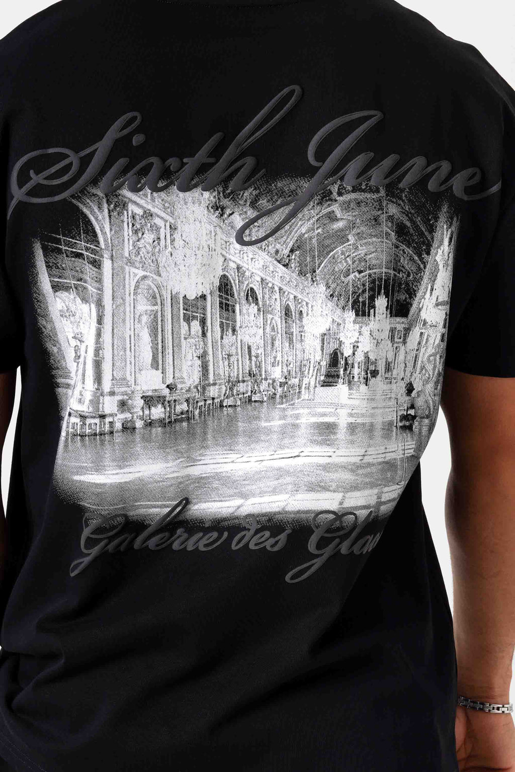 T SHIRT GALERIE DES GLACES BLACK