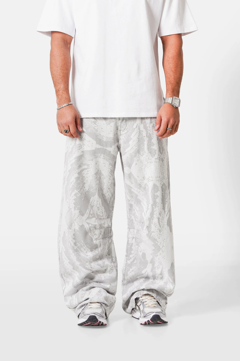 JEANS CAMO GRIS